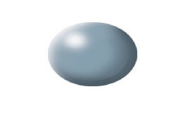 Revell 36374 Silk Grey (RAL 7001) Aqua Color Acrylic - 18ml