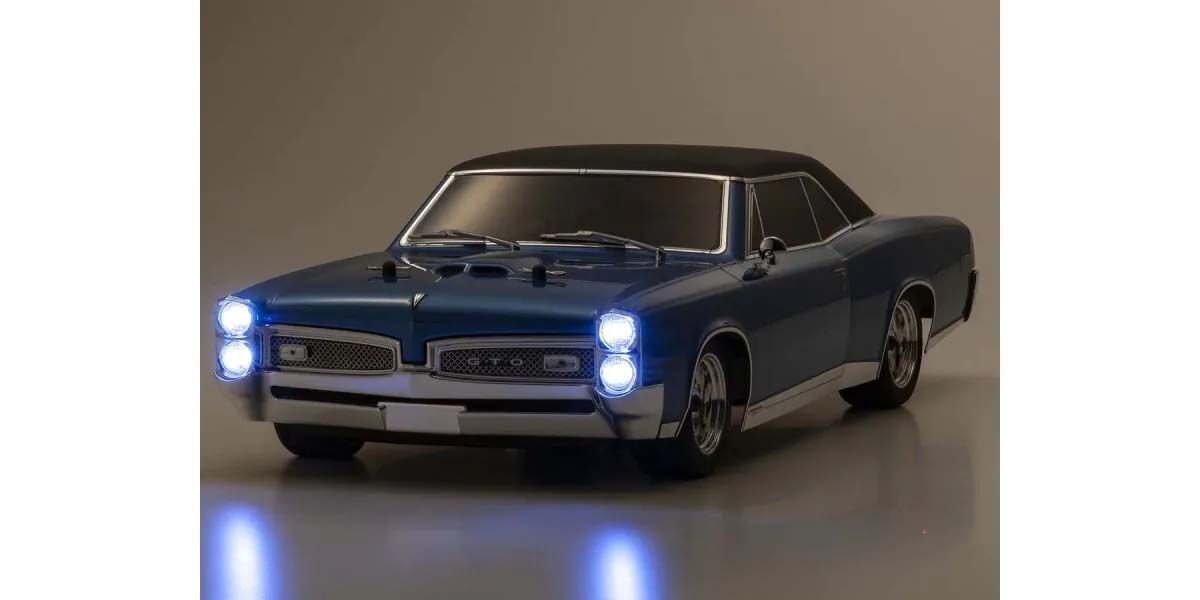 Kyosho 34431T2B Kyosho Fazer MK2 (L) Pontiac GTO 1967 Tyrol Blue 1:10 Readyset - 9