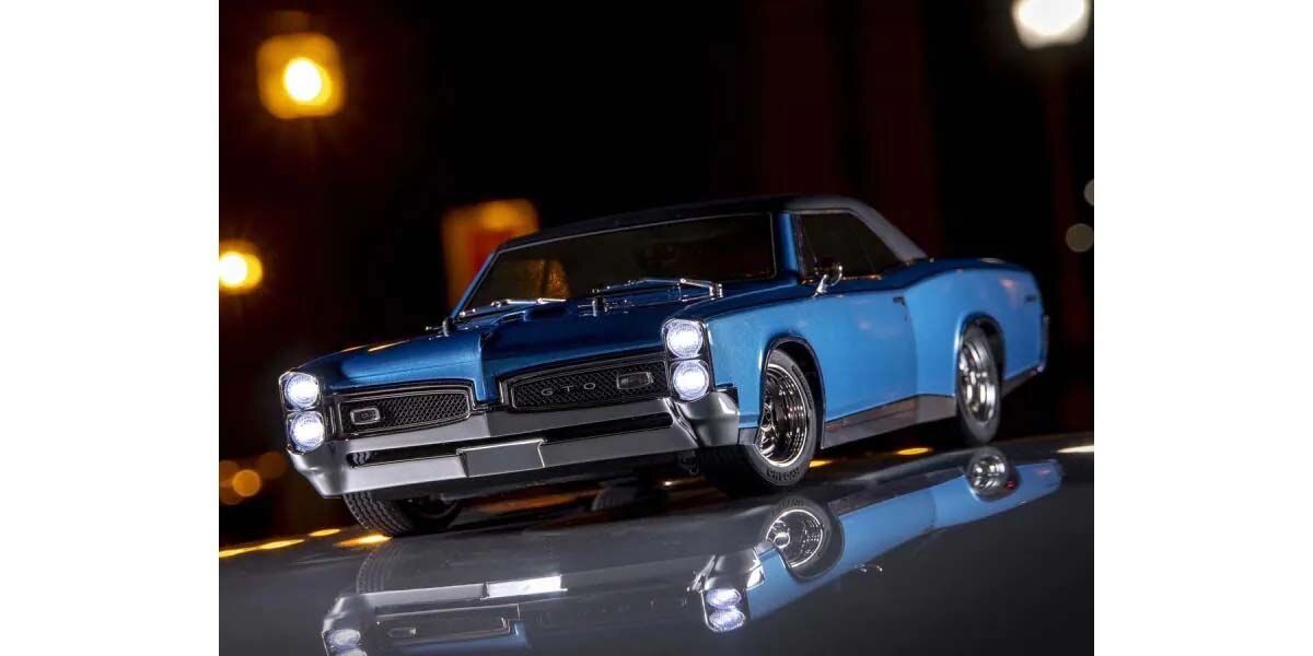 Kyosho 34431T2B Kyosho Fazer MK2 (L) Pontiac GTO 1967 Tyrol Blue 1:10 Readyset - 13