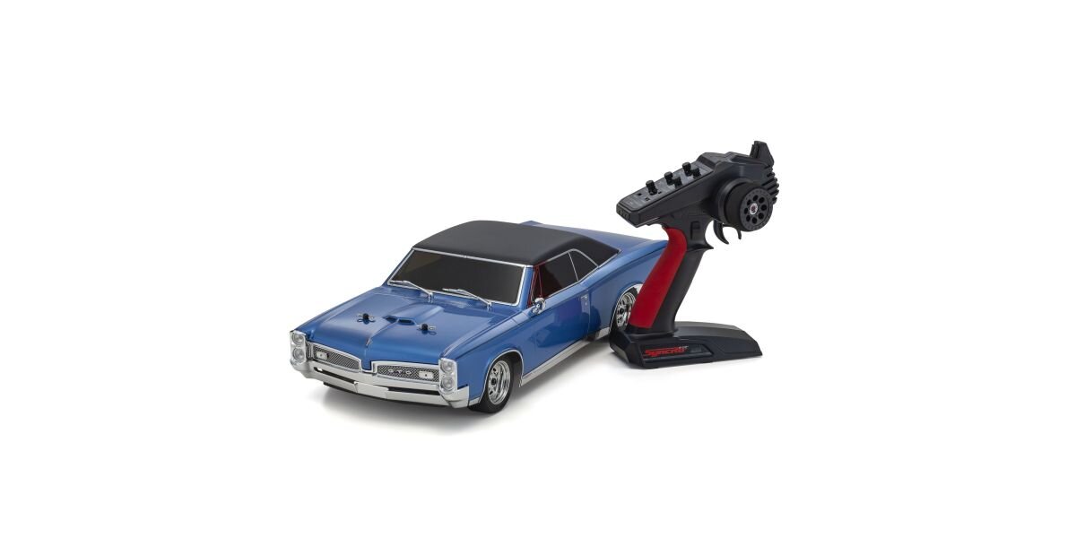 Kyosho 34431T2B Kyosho Fazer MK2 (L) Pontiac GTO 1967 Tyrol Blue 1:10 Readyset - 12