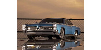 Kyosho 34431T2B Kyosho Fazer MK2 (L) Pontiac GTO 1967 Tyrol Blue 1:10 Readyset