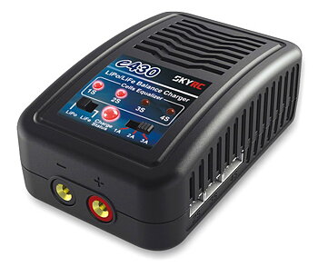 SkyRC e430 laddare LiPo/LiFe 2-4S, 30W 240VAC