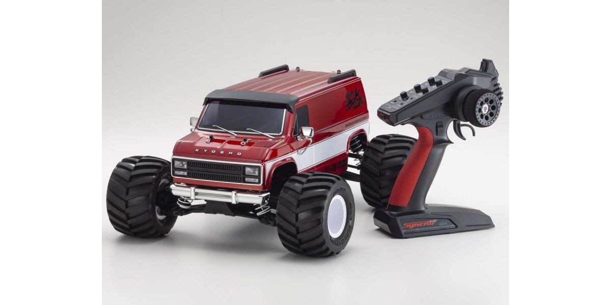 Kyosho 34491T1B Kyosho MadVan VE 4WD Fazer MK2 1:10 Readyset - T1 Red