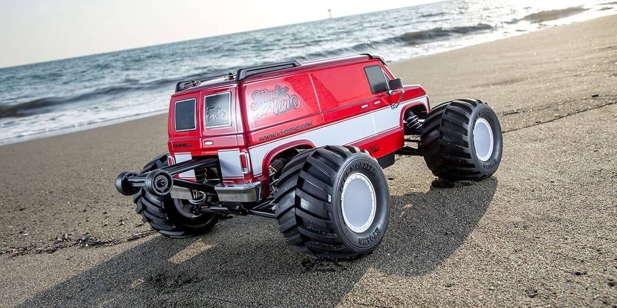 Kyosho 34491T1B Kyosho MadVan VE 4WD Fazer MK2 1:10 Readyset - T1 Red - 7