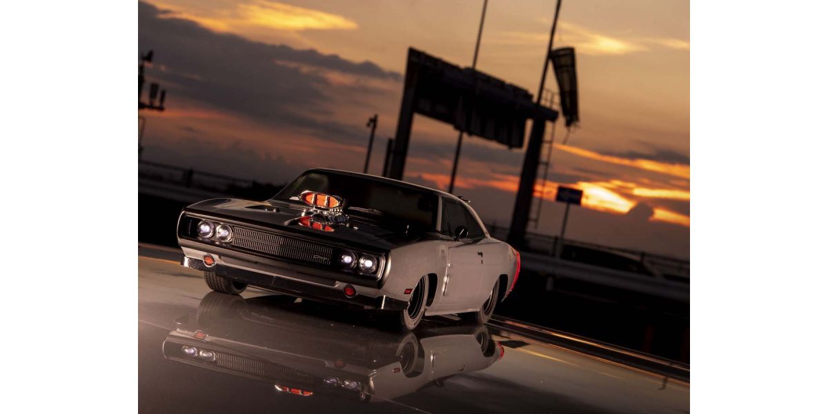 Kyosho 34492T1B Kyosho Fazer MK2 VE (L) Dodge Charger '70 SuperCharged 1:10 Readyset - 12