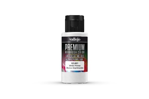 VALLEJO 62061 White Primer 60 ml. Bottle