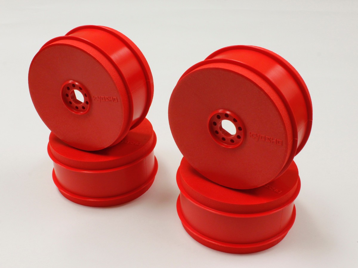 Kyosho IFH006KR Wheel Kyosho Inferno MP9-MP10 (4) Red