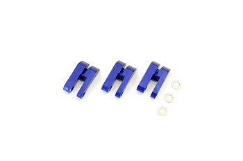 Kyosho IFW136 Aluminium Clutch Shoe Set (3 shoe type) All Kyosho Inferno (3) Blue
