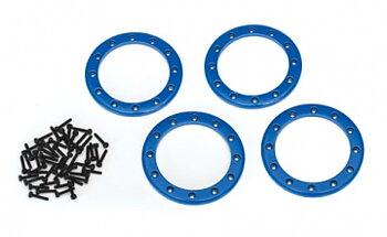 Beadlock Rings 2.2" Alu Blue (4)