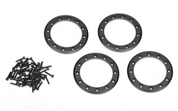 Beadlock Rings 1.9" Alu Black (4)