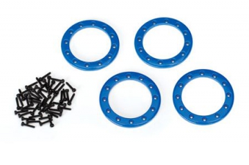 Beadlock Rings 1.9" Alu Blue (4)