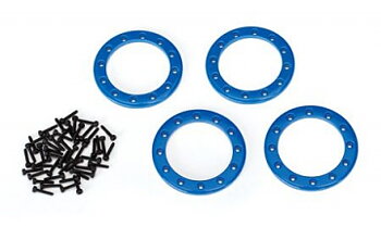 Beadlock Rings 1.9" Alu Blue (4)