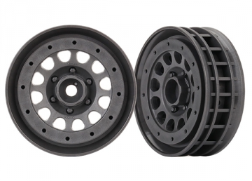 Traxxas 8173A Fälg Method 105 Grå 1.9" Beadlock (2)