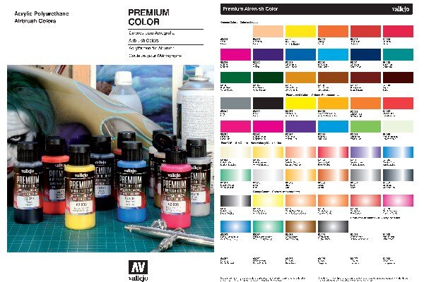 VALLEJO CC081 COLORCHART PREMIUM COLOR