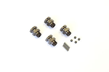 Kyosho IFW328GM Wheel Hub Inferno ST-RR Gun Metal (4) Wide