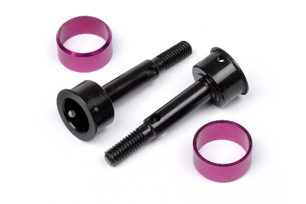 HPI HP86965 Rear Universal Axle 12.5X31Mm (W/ Retainers/2Pcs)