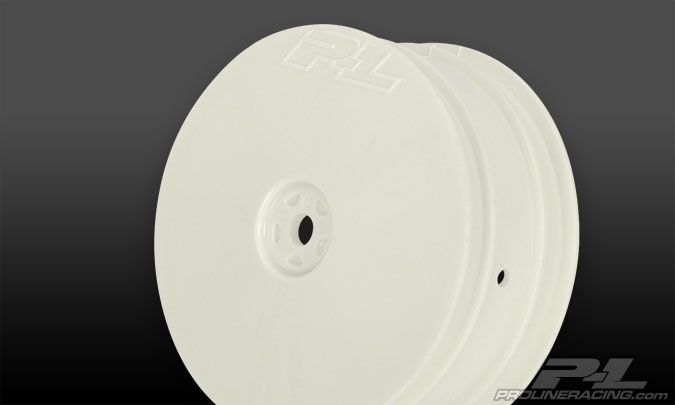 Pro-Line Velocity 2.2 fälg vit fram B44.1 (2)# - 2