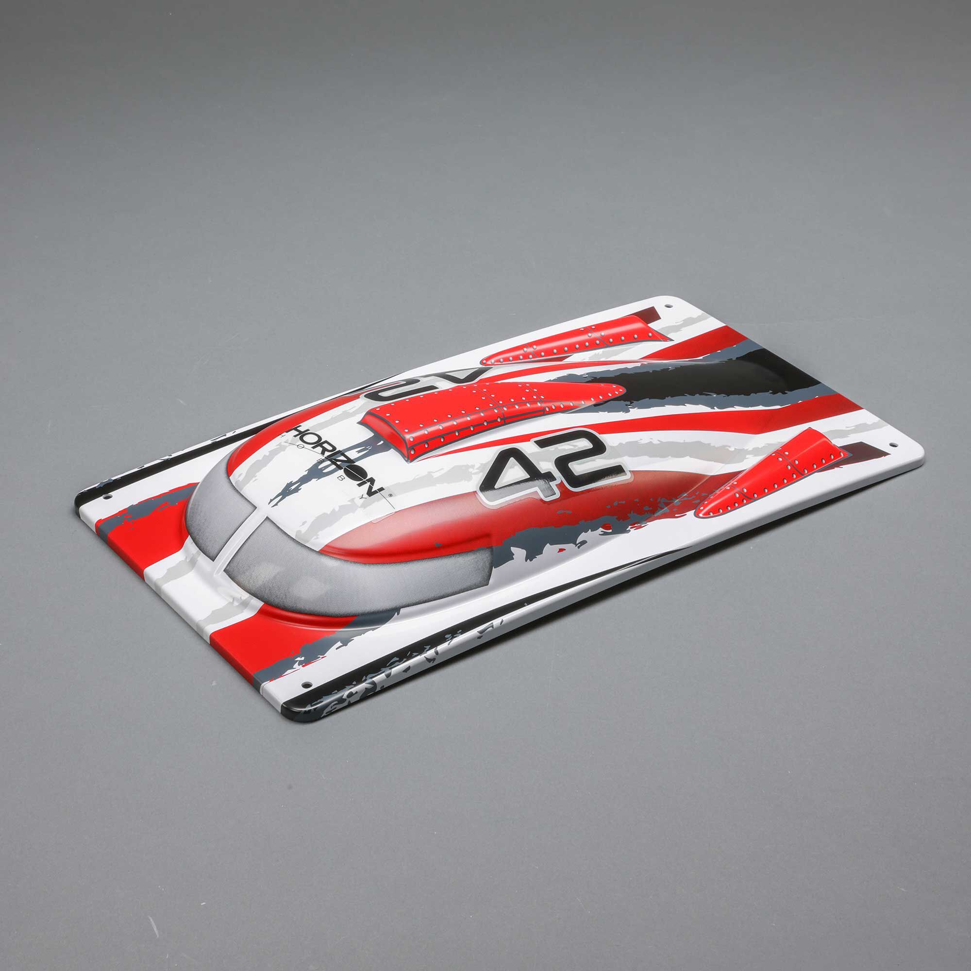 ProBoat Canopy, White: 42-inch Blackjack