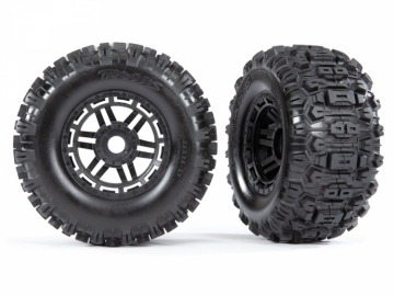 Traxxas 8973 Däck & Fälg Sledgehammer (17mm MAXX) 2.8/3.6'' TSM (2)