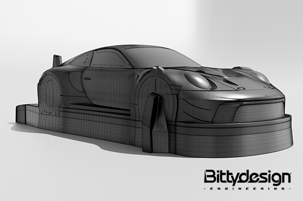 Bittydesign Agata Body (Clear) 1/10 GT 190 mm - 11