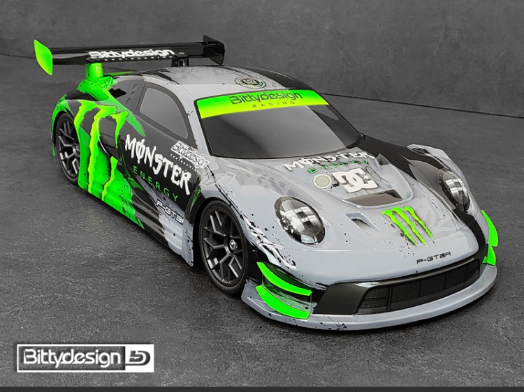 Bittydesign Agata Body (Clear) 1/10 GT 190 mm - 4