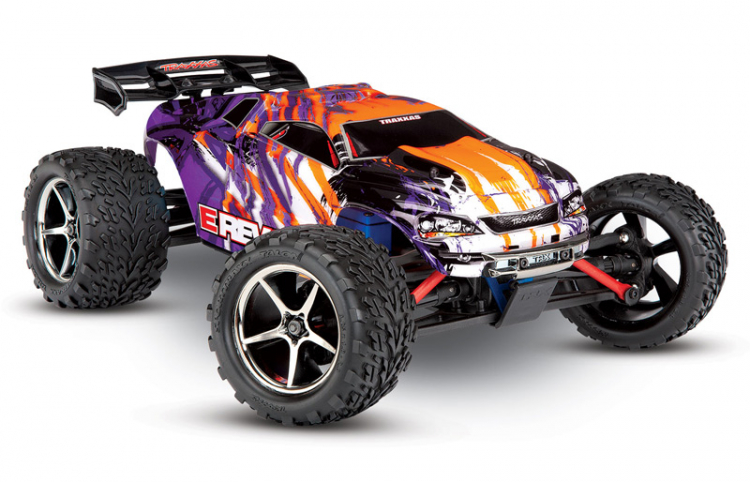 Traxxas E-Revo 1/16 VXL 4WD RTR TQi TSM Lila - USB Med Batt/Laddare - 9