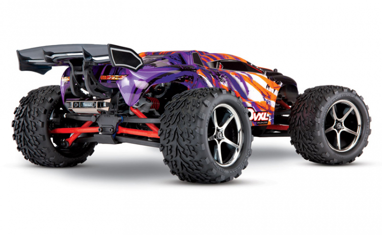 Traxxas E-Revo 1/16 VXL 4WD RTR TQi TSM Lila - USB Med Batt/Laddare - 11