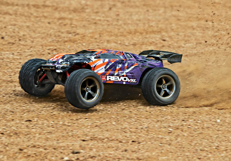 Traxxas E-Revo 1/16 VXL 4WD RTR TQi TSM Lila - USB Med Batt/Laddare - 6