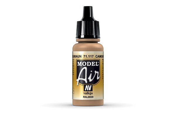 VALLEJO 71117 Model Air 17 ml. Camouflage Brown