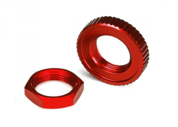 Traxxas 8345R Mutter Servoräddare Röd Alu  4-Tec*