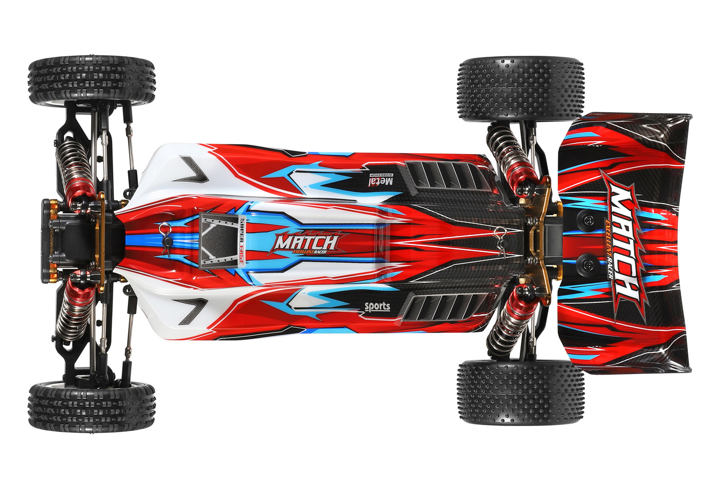 WLToys 104001 WL 104001 4WD Buggy 1/10 RTR med Li-Po - 10
