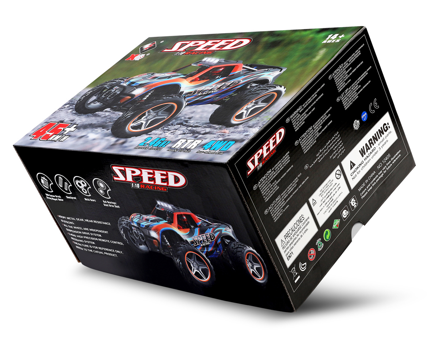 WLToys 104009 WL 104009 4WD Truggy 1/10 RTR - 4
