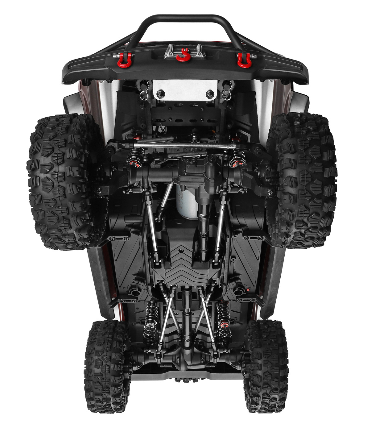 WLToys 104020-RED WL 104020 4WD Crawler Truck m. Vinsch 1/10 RTR Röd - 2