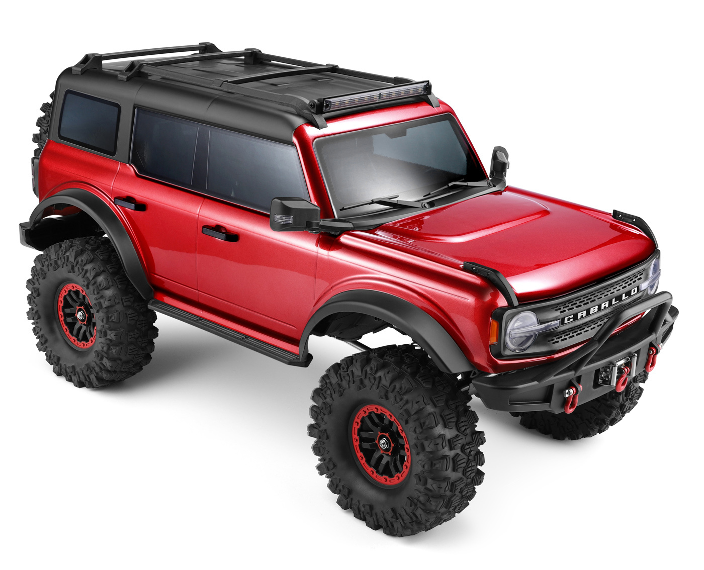 WLToys 104020-RED WL 104020 4WD Crawler Truck m. Vinsch 1/10 RTR Röd - 9