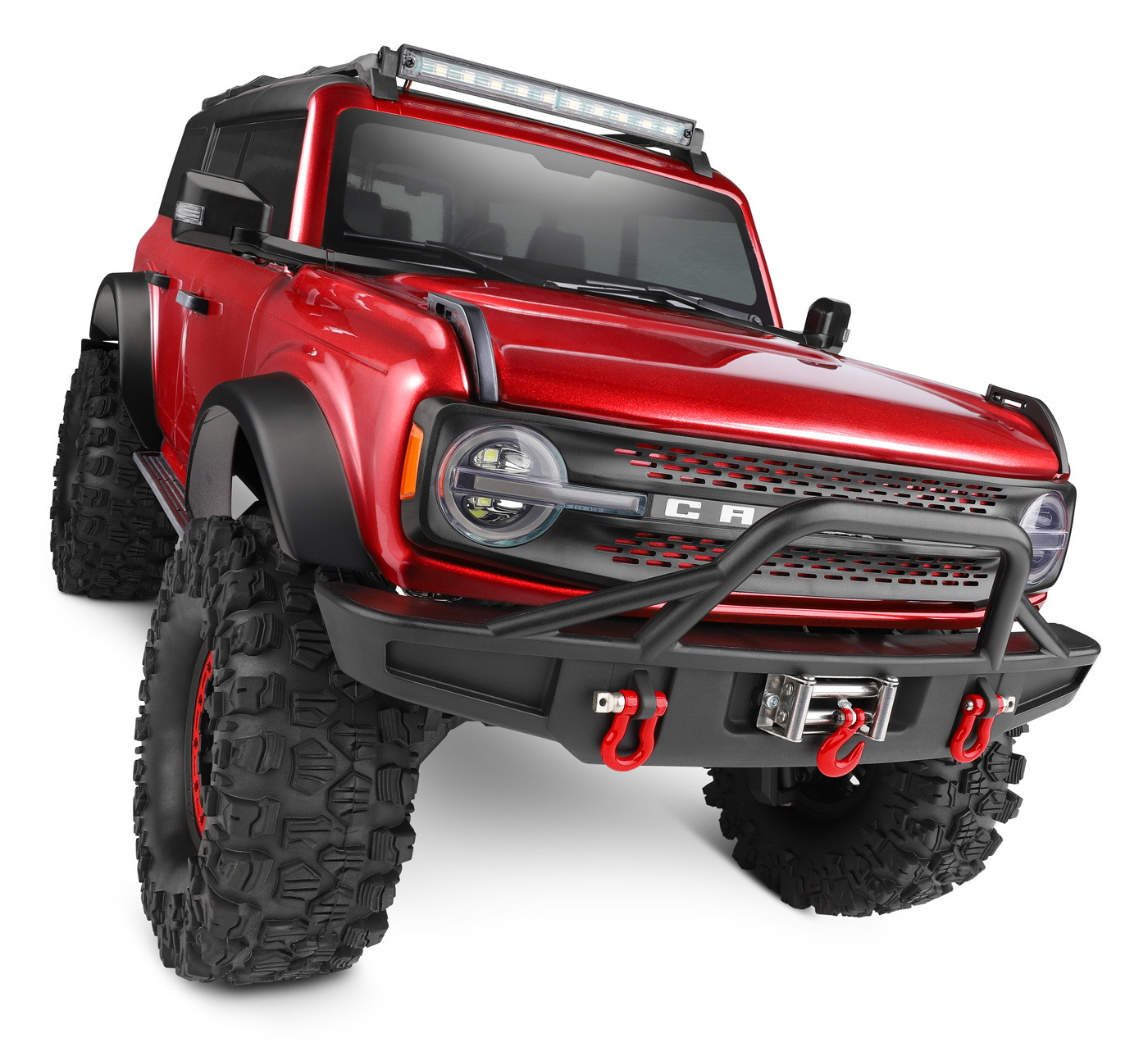 WLToys 104020-RED WL 104020 4WD Crawler Truck m. Vinsch 1/10 RTR Röd - 8