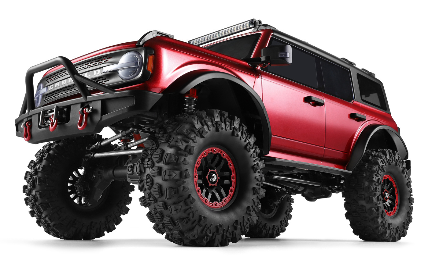 WLToys 104020-RED WL 104020 4WD Crawler Truck m. Vinsch 1/10 RTR Röd - 11