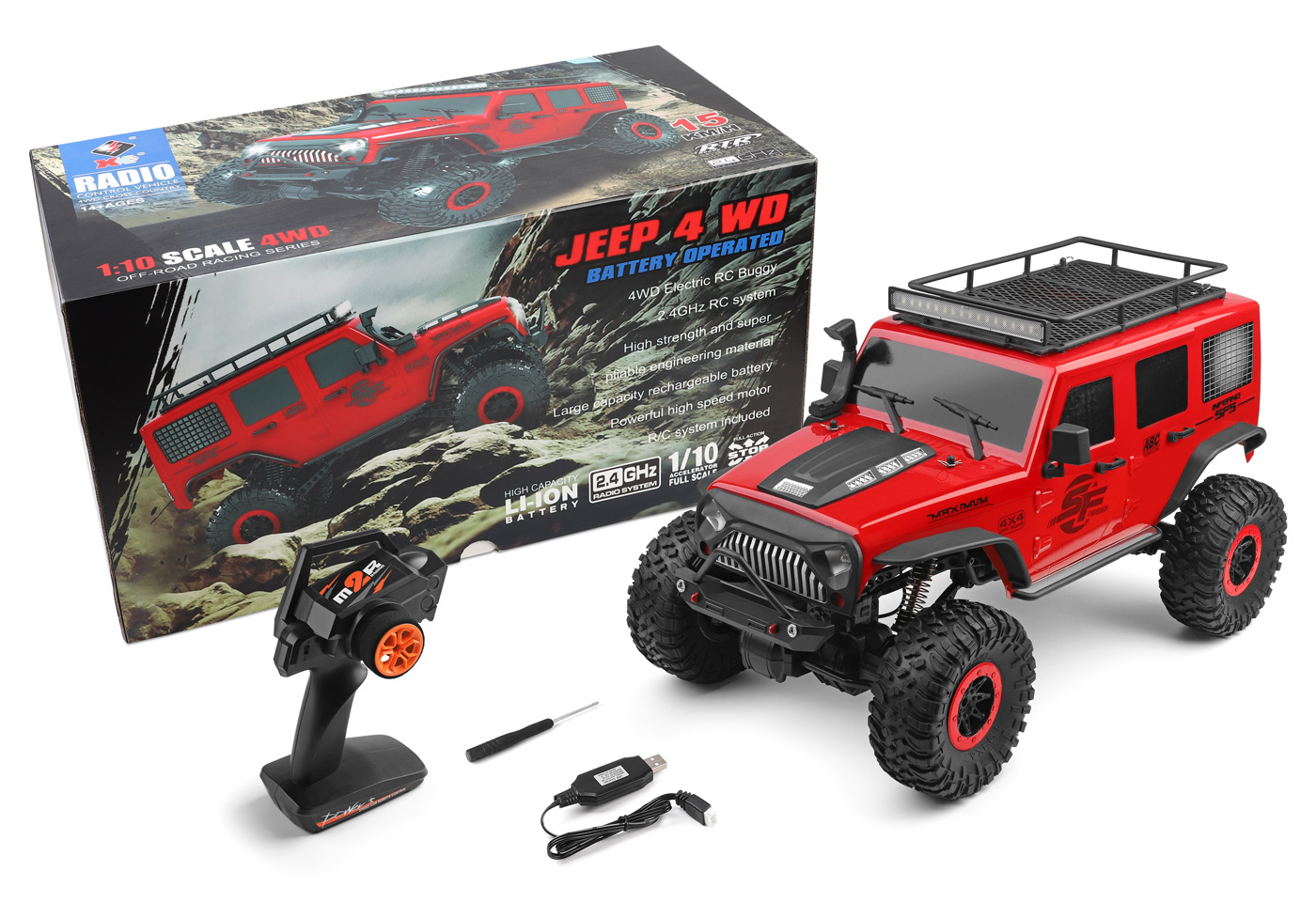 WLToys 104311 WL 104311 4WD Jeep Crawler 1/10 RTR - 2