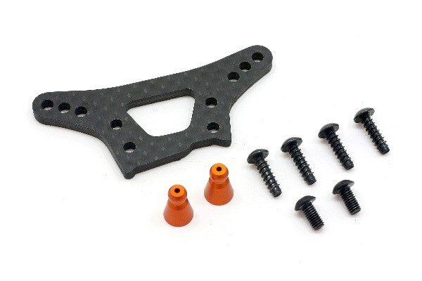 HPI HP87089 Front Shock Tower (Woven Graphite/3.0Mm)