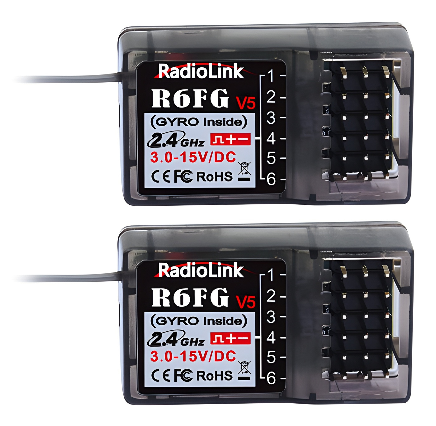 RADIOLINK RC4GS V3 RC Transmitter with 2x R6FG Receiver - 2