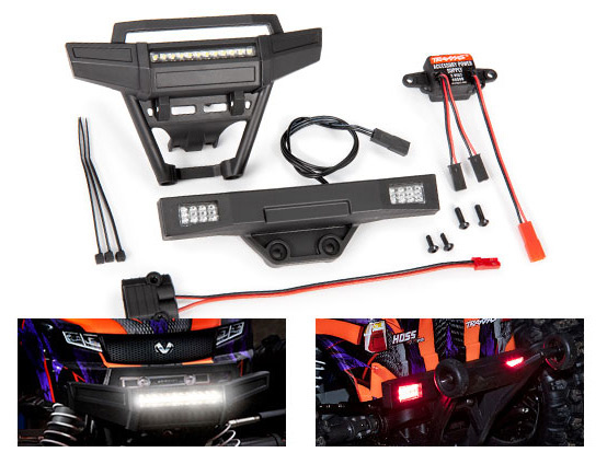 LED Lights Front & Rear Bumper Complete Hoss 4x4 - 12