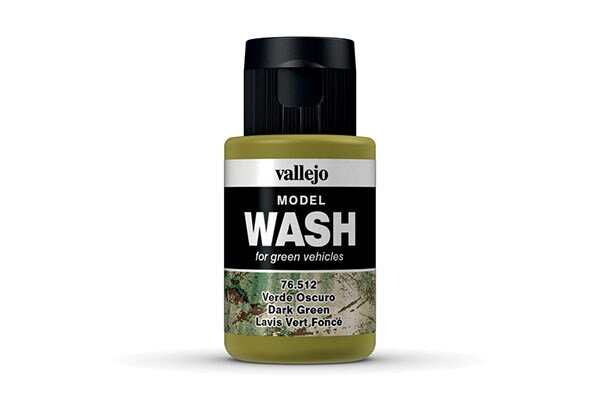 VALLEJO 76512 Model Wash 35ml. Dark Green Wash