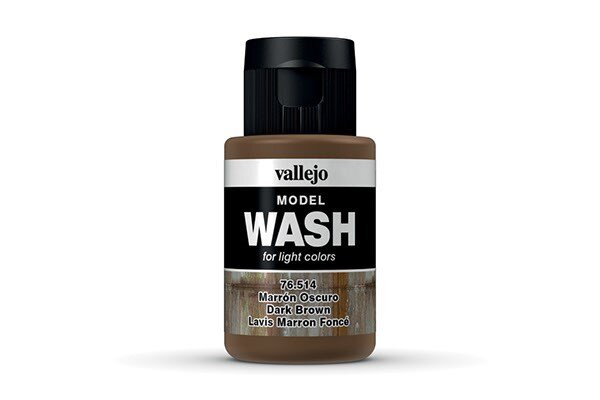 VALLEJO 76514 Model Wash 35ml. Dark Brown Wash
