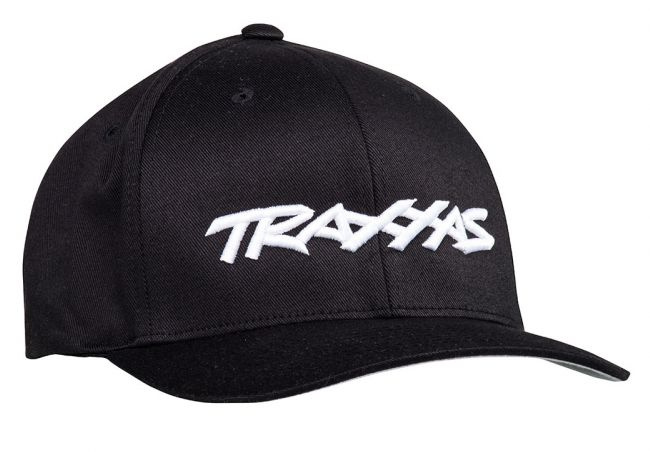 Traxxas 1188-BLK-LXL Keps Svängd Skärm Svart Traxxas Logo L-XL