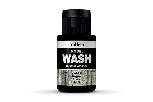 VALLEJO 76518 Model Wash 35ml. Black Wash