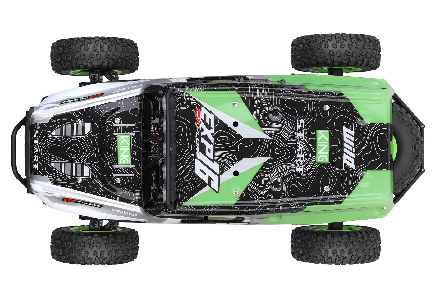 WLToys 124006-GRN WL 124006 4WD Rock Climber 1/12 RTR Grön - 3