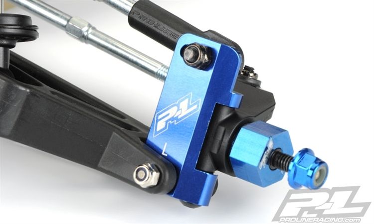 Pro-Line Blå aluminium Caster Blocks för PRO-2 och Slash® 2WD - 3