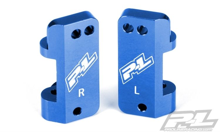 Pro-Line Blå aluminium Caster Blocks för PRO-2 och Slash® 2WD