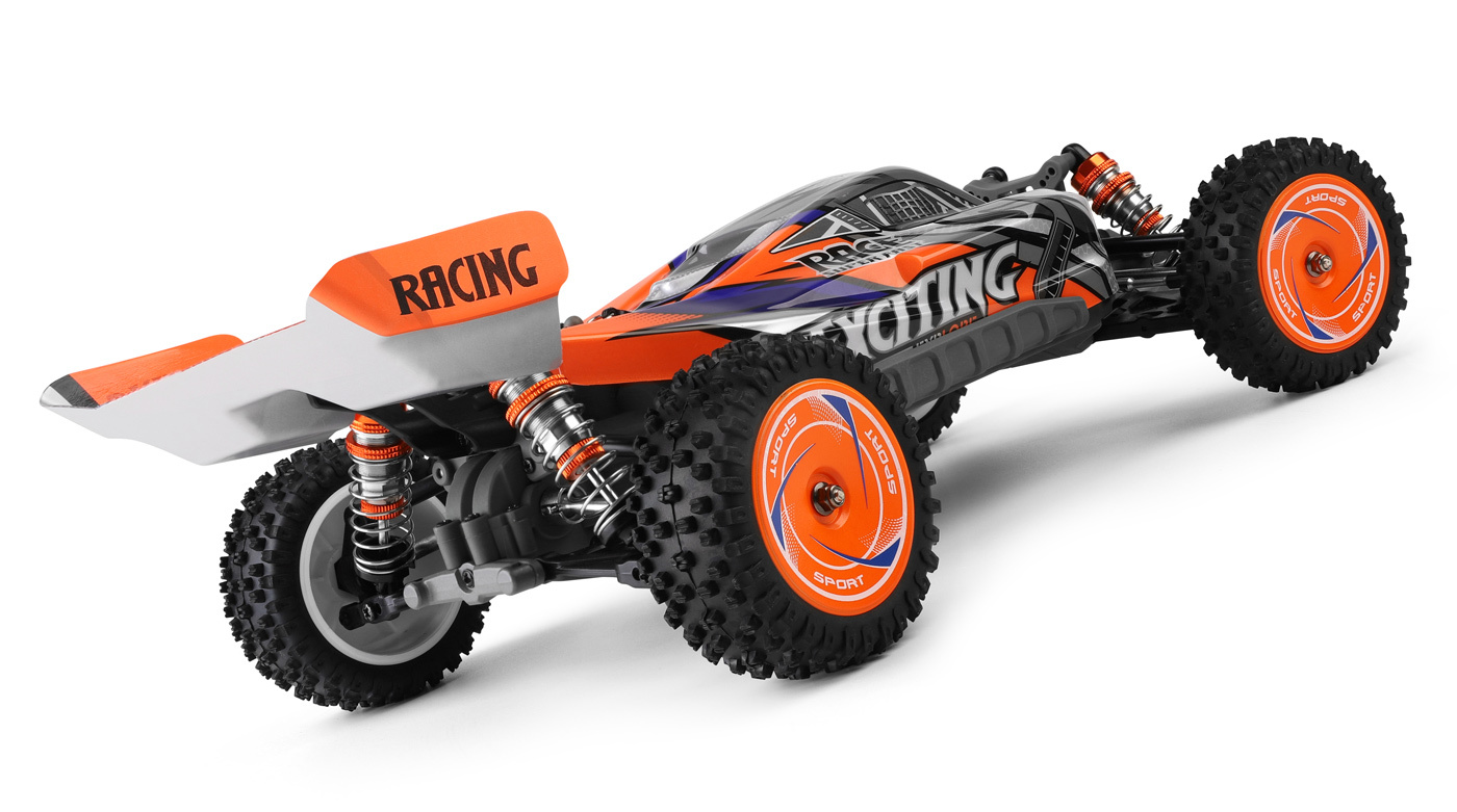 WLToys 124010-ORNG WL 124010 4WD Buggy 1/12 RTR Orange - 2