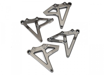 Traxxas 8538X Stötdämparfäste Bak V+H Set Svart krom*