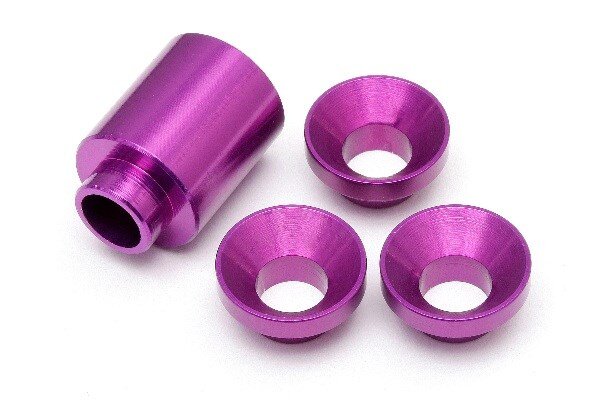 HPI HP87459 Spacer Set For Clutch Bell Holder (Purple)